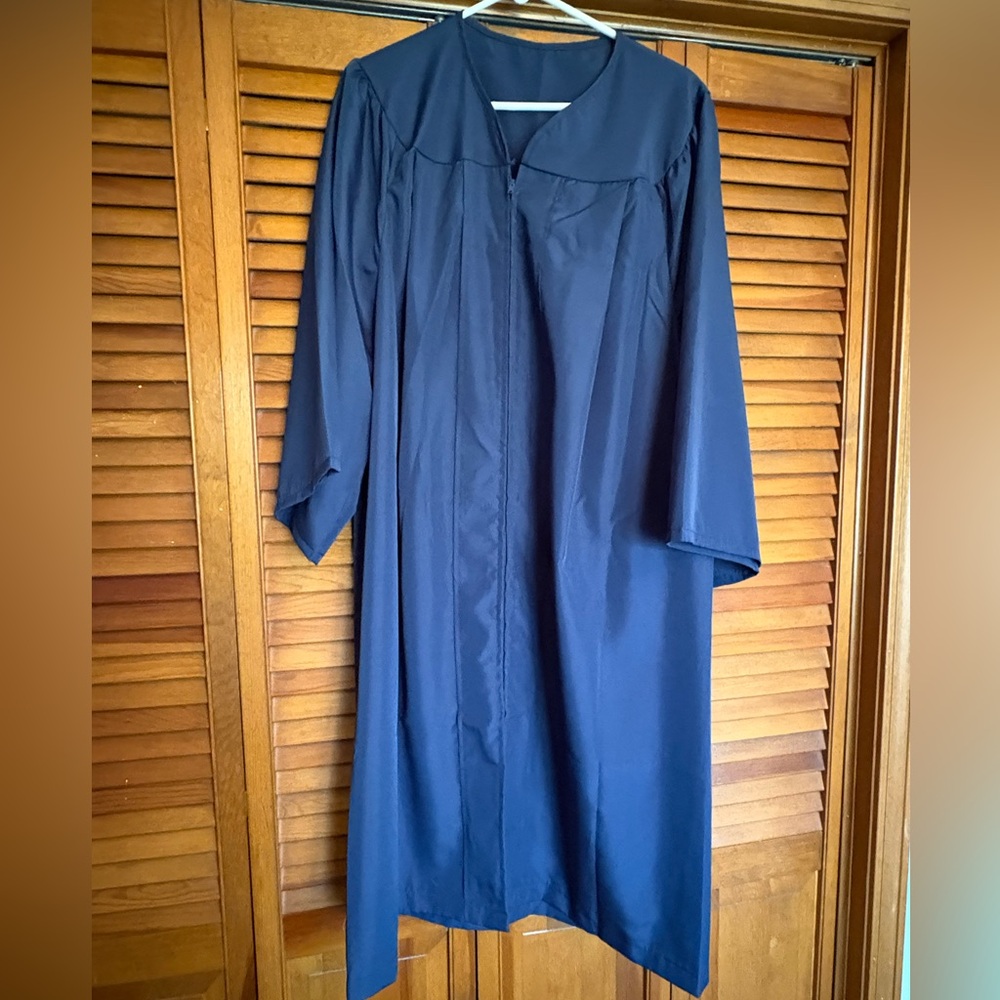 Navy Blue Graduation Gown